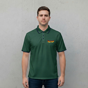 Polo de Hombre a la Moda, 100% Algodón, Tejido de Punto Grueso con Logotipo Personalizado Bordado, Secado Rápido, Transpirable, Color Personalizado - Product Image 1