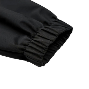 <b>Men's</b> Windproof Rain <b>Jacket</b> Black <b>White</b> Color Blocking Stand Collar Zipper Closure Polyester Autumn Wear - Product Image 3