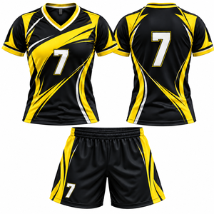 Fabricante de Uniformes de Voleibol al por Mayor, Conjunto de Camiseta y Pantalones Cortos Personalizados para Equipos, Ropa Deportiva de Alto Rendimiento para Clubes, UNISEX - Product Image 2