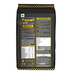 ARROZ BASMATI DE GRANO LARGO SECO PANSARI SIGNATURE 5KG - Product Image 2