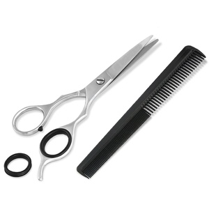 Professional Barber Hair Salon <b>Scissor</b> Comb Jagur Pattern Hairdressing Shear Sharp Stainless Steel Right-Handed Convex Edge - Product Image 1
