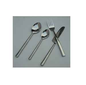 Juego de Cubiertos de Acero Inoxidable de Cuatro Piezas con Mangos Trenzados, Cubiertos Desechables Duraderos y Sostenibles para Bodas, Hoteles y Servicios de Catering - Product Image 2