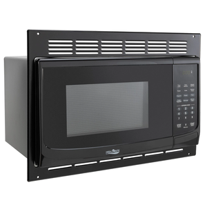 Horno de microondas resistente de grado RV negro con plato giratorio - Product Image 2