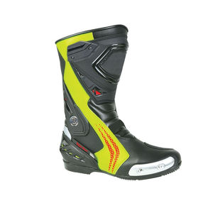 Chaussures de moto pour hommes, best-sellers, en cuir véritable, respirantes, imperméables, coupe-vent, avec logo. - Product Image 3