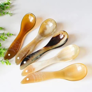 Cuchara de Cuerno de Búfalo HUMAYUN WORLD CRAFTS, Utensilio de Cocina de Primera Calidad Pulido, Diseñado en Uttar Pradesh para una Cena con Estilo - Product Image 5