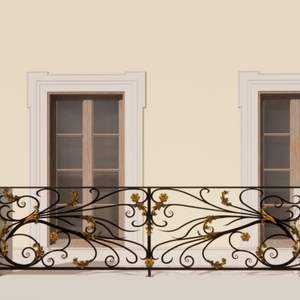 Rampe de balcon moderne en acier inoxydable et fer forgé haute résistance, résistante à la rouille, idéale pour les projets résidentiels et commerciaux - Product Image 6