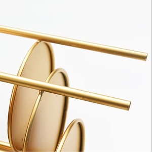 Good Quality Gold Finished Flower Planter with <b>Stand</b> Tall Flower Decoration Planter Pot Flower <b>Vase</b> From India - Product Image 3