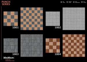Dalles de stationnement en céramique numérique finition mate pour extérieur 300x300mm 30x30cm 12x12 pouces, revêtement de sol pour allées à fort trafic et espaces ouverts - Product Image 3