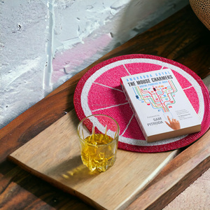 Handcrafted round <b>Beaded</b> <b>Placemats</b> for Dining Table for Wedding Christmas Decoration Family Gatherings and Parties - Product Image 4