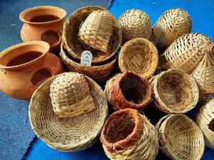 Jaula de Bambú Tejida a Mano, Ecológica, Transpirable y de Alta Calidad, para Decoración de Jardín, Apta para Todas las Estaciones, para Pájaros - Product Image 6