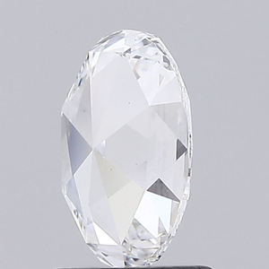 เพชรรูปไข่ทรงโรสคัท 1.51 กะรัต เกรด E VS1 เพชรเลี้ยงในห้องปฏิบัติการ สำหรับทำเครื่องประดับ ขัดเงาด้วยมือในอินเดีย สำหรับแหวน ต่างหู จี้ - Product Image 4