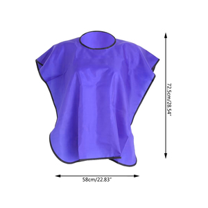 Fournisseur ODM de capes courtes pour maquillage, capes de coiffeur, tissu de qualité supérieure, logo personnalisé, vente en gros, nouvelle arrivée 2026, design tendance - Product Image 2