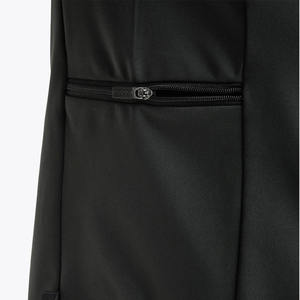 Chaqueta deportiva con capucha para hombre, corte ajustado, de secado rápido, para gimnasio, entrenamiento, con cremallera, a prueba de viento, para correr, color negro. - Product Image 5