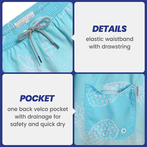 Shorts de bain pour hommes, nouveau design, prix de gros, séchage rapide, polyester, uni, pour adultes, shorts de fitness - Product Image 5