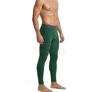 Leggings de compression pour hommes, tissu respirant à séchage rapide, conçus pour la course à pied et la performance sportive - Product Image 5