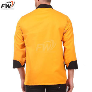 Chaqueta de Chef de Lona Transpirable de Secado Rápido para Hombre y Mujer, Manga Larga, Logotipo Personalizado, para Uso en Restaurantes y Bares - Product Image 3