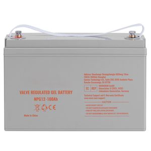 Batteria AGM VRLA 12V 100AH a Ciclo Profondo con Elevato Tasso di Autoscarica, Corrente 800A, Ricaricabile per Uso Marino, Camper e Solare - Product Image 4