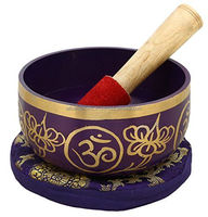 Ensemble de bols chantants en bronze de haute qualité avec marteau et coussin pour la pratique de la pleine conscience