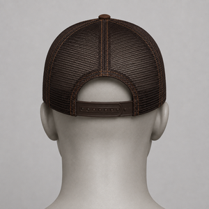 Casquette décontractée unisexe pour adulte, design classique à 6 panneaux, dos en maille, fermeture à pression, disponible en plusieurs couleurs, casquettes trucker en vente - Product Image 6