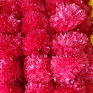 Guirnalda de Caléndulas para Diwali, Flores de Plástico Hechas a Mano, Decoración India para Pooja, Bodas, Navidad, Graduaciones, Día de la Madre - Product Image 1