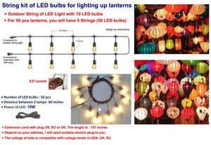 Custom OEM <b>Silk</b> Lanterns Vietnam Bamboo Frame <b>Silk</b> Lanterns Decorative <b>Silk</b> Lanterns For Home Garden Decoration - Product Image 4