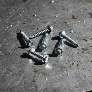 Heavy Duty Carbon Steel Zinc Plated Roofing Construction Fasteners-Self Drilling TEK Point Hex Drive <b>Screws</b> Class 4.8 6.8 Coarse - Product Image 1
