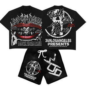 Conjuntos de Camisetas y Pantalones Cortos Deportivos Personalizados con Estampado Digital, Estilo Acid Wash, para Fútbol y Baloncesto - Product Image 1