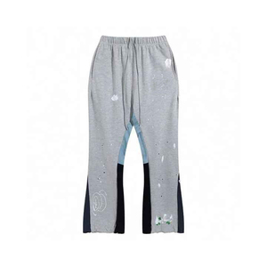 Pantalones acampanados para hombre con diseño apilado para atuendos modernos, pantalones acampanados para hombre con construcción ligera para mayor comodidad - Product Image 1