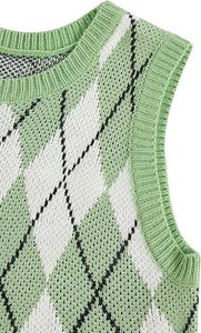 Cárdigan sin mangas para mujer - Chaleco de punto con botones - Top transpirable suave para otoño, estilo casual urbano - Product Image 3