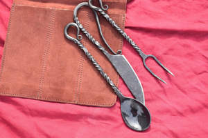 Couverts de table forgés à la main produits de couverts faits à la main en fer forgé à la main ensembles de couverts de haute qualité - Product Image 2