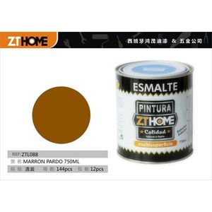 Pintura Acrílica Marrón Pardo 750ml en Lata - Product Image 3