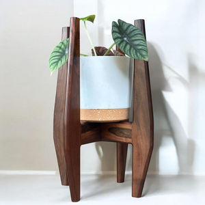 Soporte de Madera Hecho a Mano para Plantas, Moderno Soporte para Macetas de Interior para Sala de Estar, Balcón y Decoración del Hogar - Product Image 5