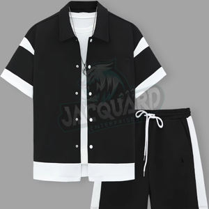 Nouvel ensemble décontracté d'été 2026 pour homme : T-shirt à manches courtes et short, ensemble de survêtement uni, vêtements de marque pour homme, ensemble 2 pièces - Product Image 1