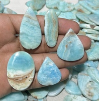 Aragonite bleue, pierre précieuse naturelle, cabochon druzy, prix de gros, cristal de guérison Reiki, méditation, pour la création de bijoux
