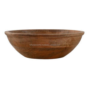 Tazón de Madera de Mango para Servir Alimentos, Centro de Mesa Decorativo para Fiestas, en Formas y Tamaños Personalizados, Tendencia 2026 - Product Image 3