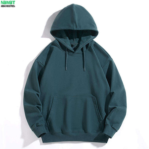 เสื้อฮู้ดผู้ชาย สีพื้น ผ้าฝ้ายเฟรนช์เทอร์รี่ สวมใส่สบาย มีกระเป๋า ทรงปกติ เหมาะสำหรับใส่ในฤดูใบไม้ร่วง - Product Image 1