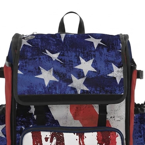 Bolsa de Equipamiento de Béisbol con Ruedas y Logotipo Personalizado, Gran Capacidad, Impermeable, de Poliéster, para Entrenamiento y Viajes - Product Image 5
