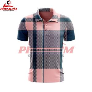 Camiseta Polo de Sublimación de Alto Rendimiento, Tela de Poliéster Elástica, Textura Suave, Perfecta para Uso Casual - Product Image 3