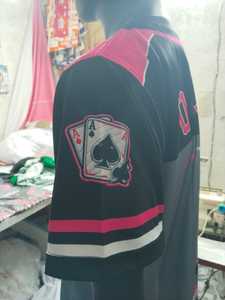 Camiseta de Béisbol Sublimada para Hombre Blackjack, Manga Corta, Cierre de Botones, Transpirable, Corte Regular, Ropa Deportiva para Adultos, Directo de Fábrica - Product Image 5