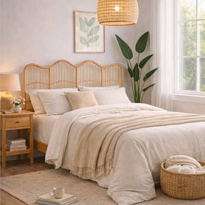 Cabecero Inflable de Ratán Natural, Tejido a Mano, Estilo Rústico, Decoración para Dormitorio, Hecho en Vietnam - Product Image 5