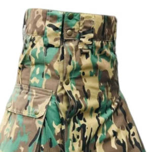 Kilt tactique artisanal en coton camouflage pour hommes avec poches cargo – Vente en gros 2026 - Product Image 5