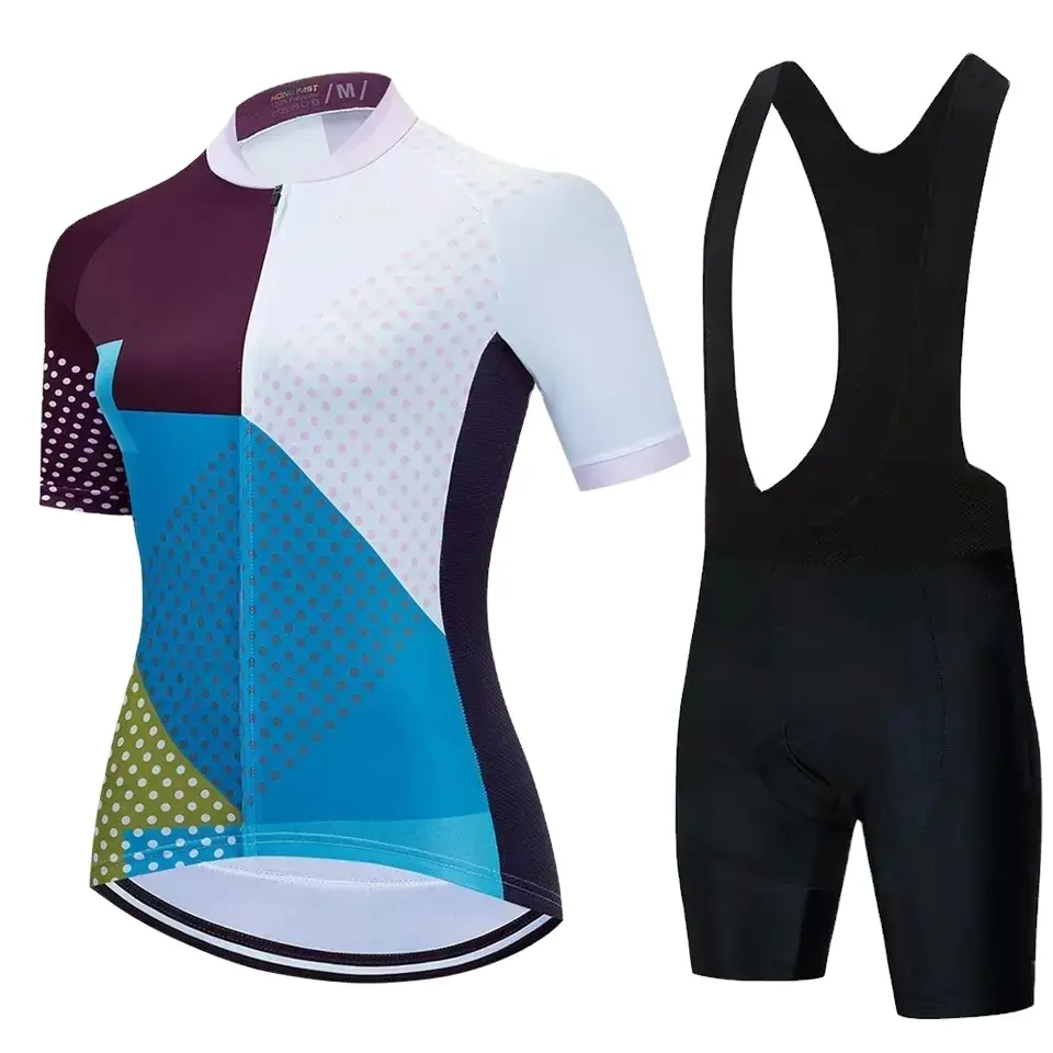 Holesale-Conjunto de ropa de ciclismo para hombre y mujer, jersey de manga corta con sublimación personalizada, ropa de equipo profesional para bicicleta de montaña