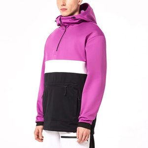 Men's Solid Windproof Hooded Sweatshirt Polyester/Cotton <b>Hip</b> Hop Casual Autumn Wear - Product Image 2