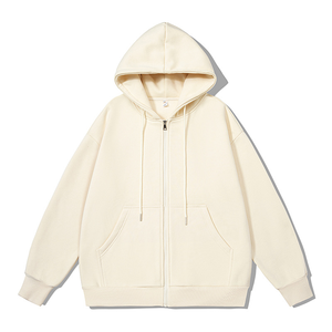 Hot Pickled Pullover 100% Cotton Zipper Hoodie Street Thick Durable Comfort Fit Quick Dry Double Ordinary Luxury Zipper Jackets - Product Image 4