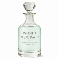 Huile de parfum concentrée (Attar) non alcoolisée Infinity Aqua Oudh David de haute qualité, 50 grammes, unisexe, longue durée, pour usage quotidien