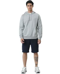 Sweat-shirt uni en polyester avec logo personnalisé nouvel arrivage Streetwear à la mode respirant personnalisé 100% coton sweats à capuche pour hommes - Product Image 1