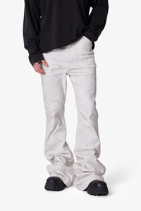 2026 High Quality Custom Knitted Cotton Solid Straight Casual Breathable MidRise Hiphop Slim Medium Wash Men's Denim - Product Image 5