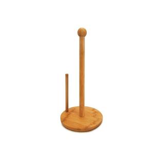 Support de rouleau de papier toilette en bois naturel, organisateur décoratif pour salle de bain, support de rangement pour mouchoirs en papier - Product Image 3