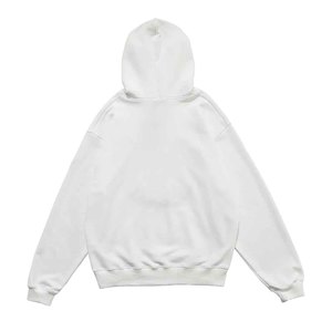 <b>White</b> Hoodie With 3D Bear Applique Front Pocket Casual Oversized Fleece <b>Sweatshirt</b> Autumn Wear - Product Image 3