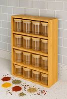 Juego de Cajas de Regalo para Especias de Madera Ecológicas y Duraderas, Organizador de Almacenamiento de Cocina, Proveedor Mayorista, Envío Rápido